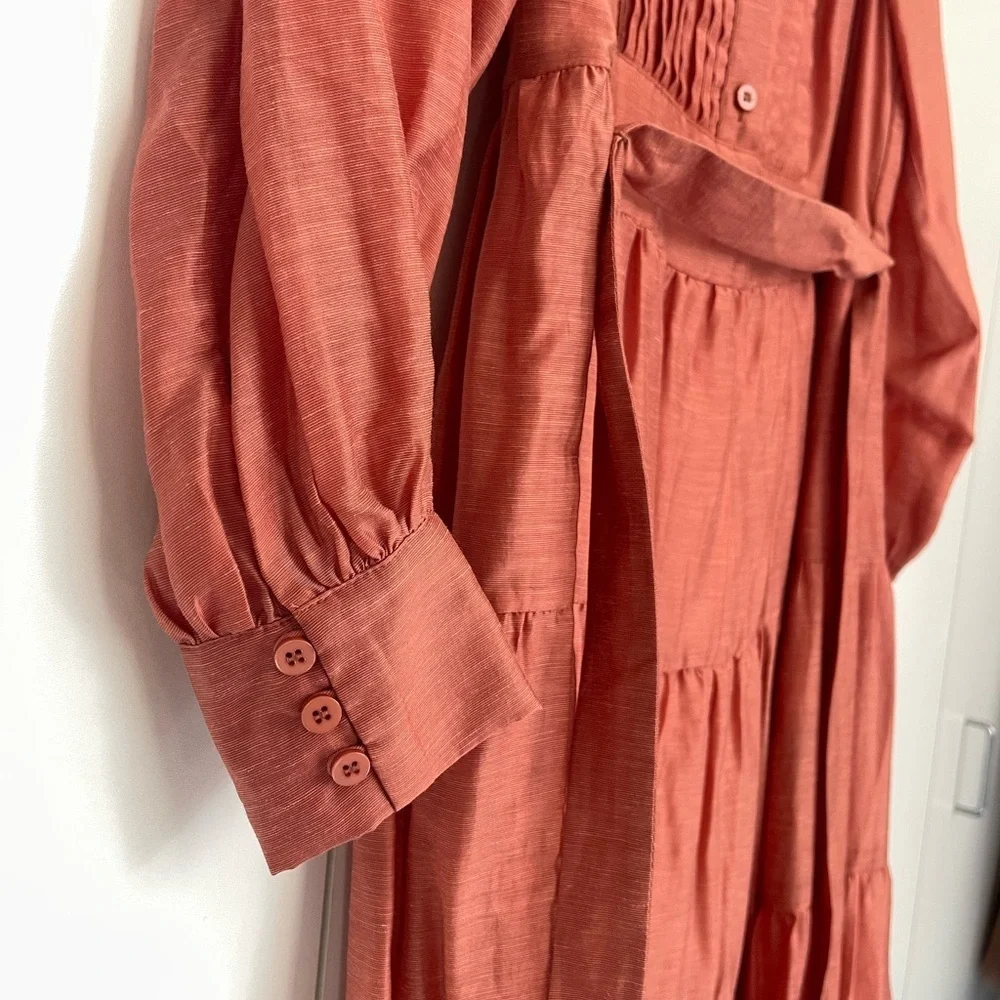 Anthropologie Agosta Tiered Maxi Dress NWOT Size XS - Picture 8 of 10